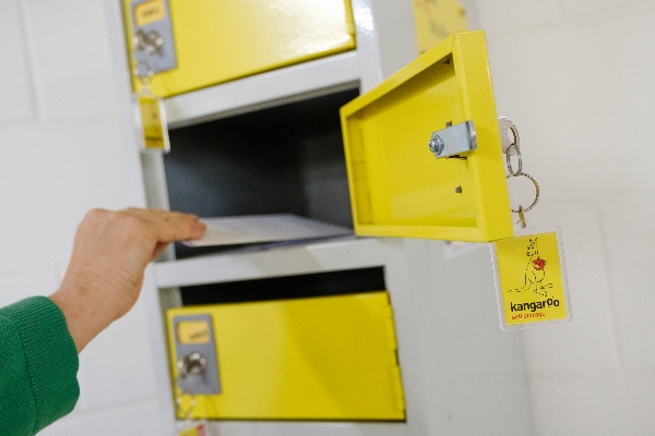 Locker storage at Kangaroo self storage